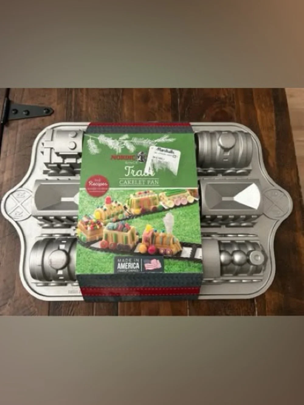 Nordic Ware Train Cakelet Pan in Original Packaging